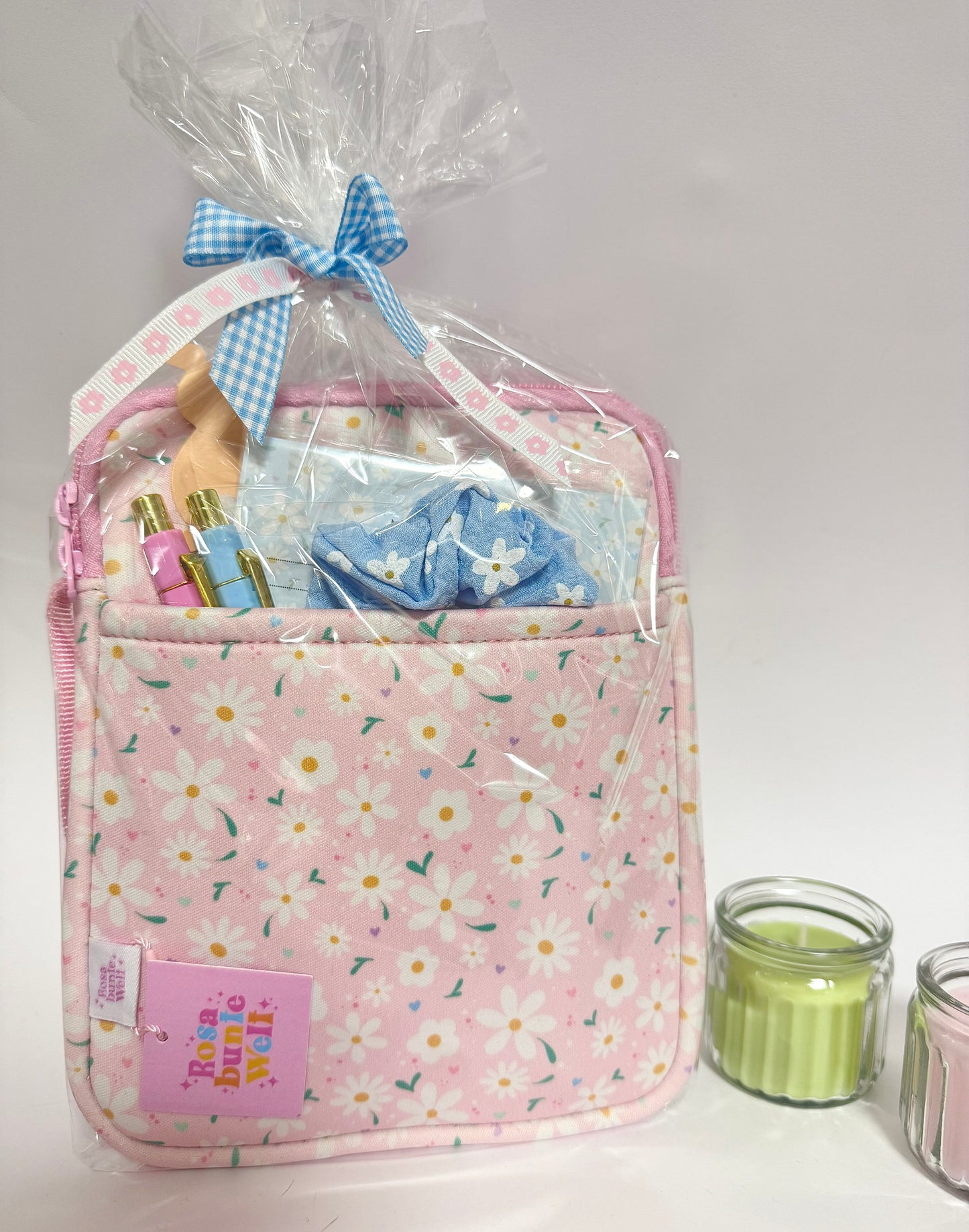 Geschenkset Nr. 4 – Organizer Tasche, Notizblock & Kugelschreiber