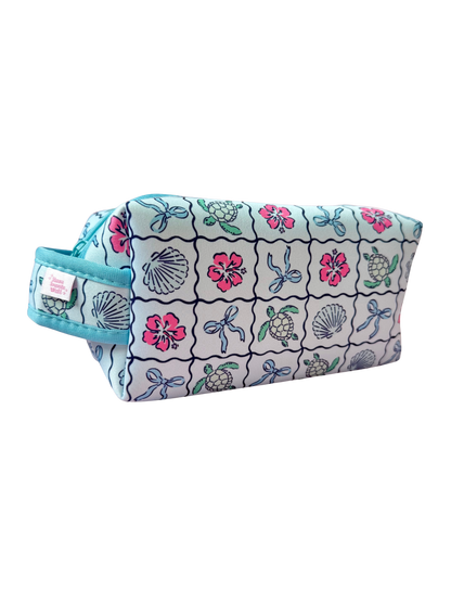 Kosmetiktasche mit Trageschlaufe Schildkröte x OCEAN BERRY