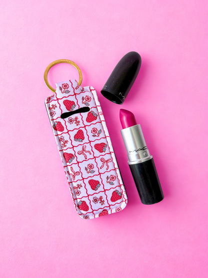 Anhänger für Lippenpflege & Lipgloss Erdbeere x OCEAN BERRY