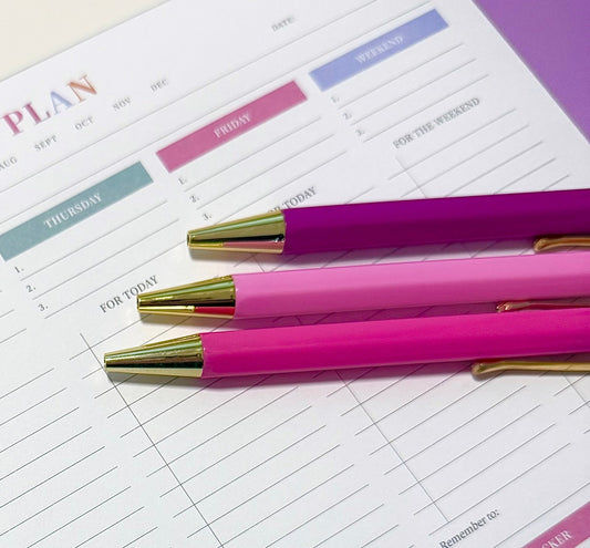 Kugelschreiber mit schwarzer Mine – Moderner Stift für Büro & Alltag