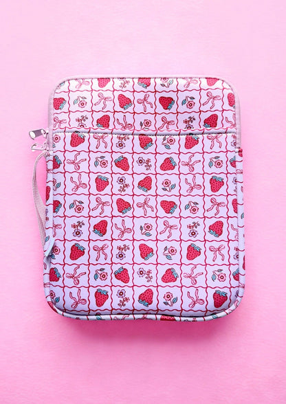 Tablet- & Büchertasche Erdbeere x OCEAN BERRY